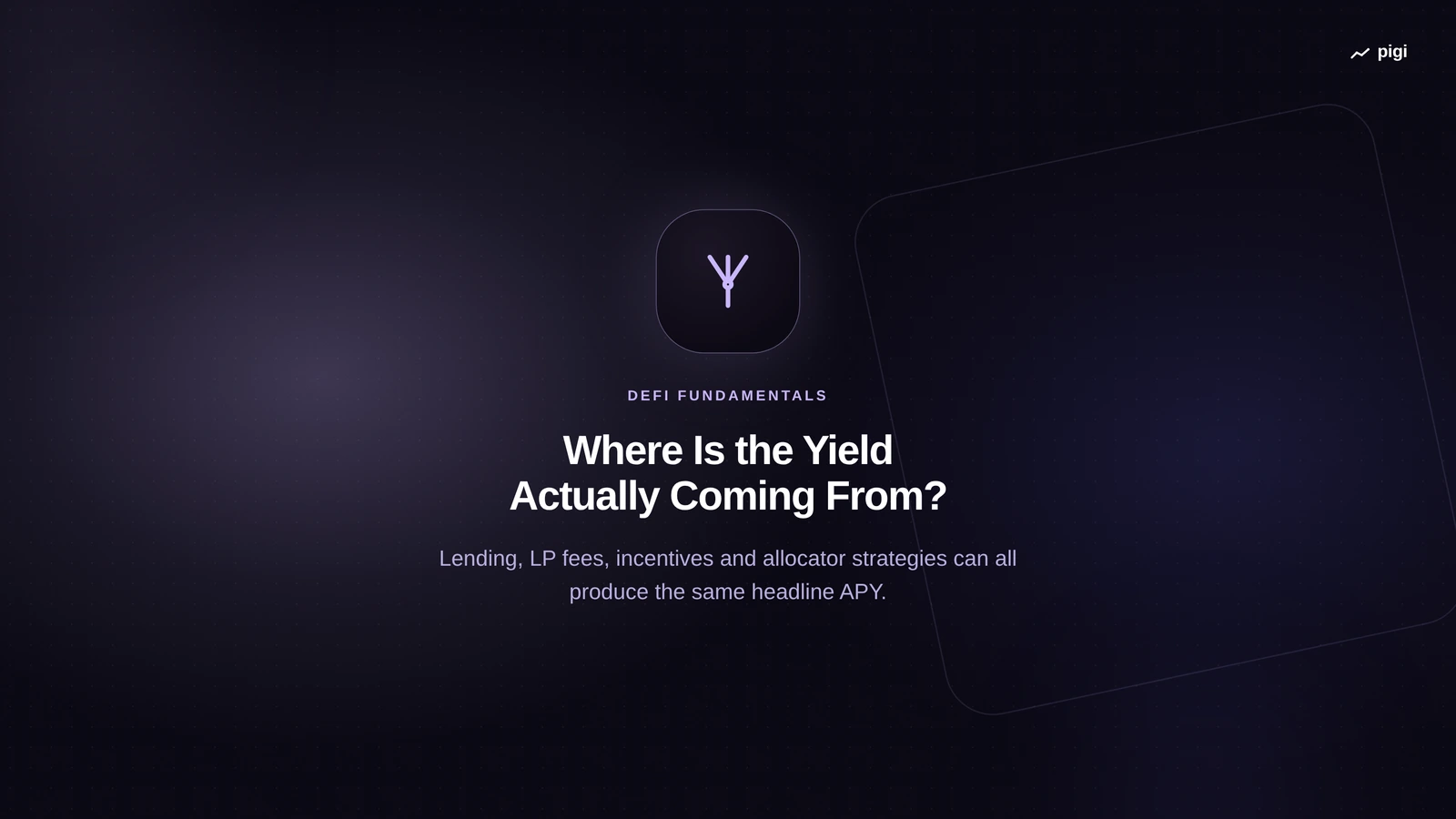 Where stablecoin yield actually comes from - lending, LP fees, incentives, and vault composition behind the APR
